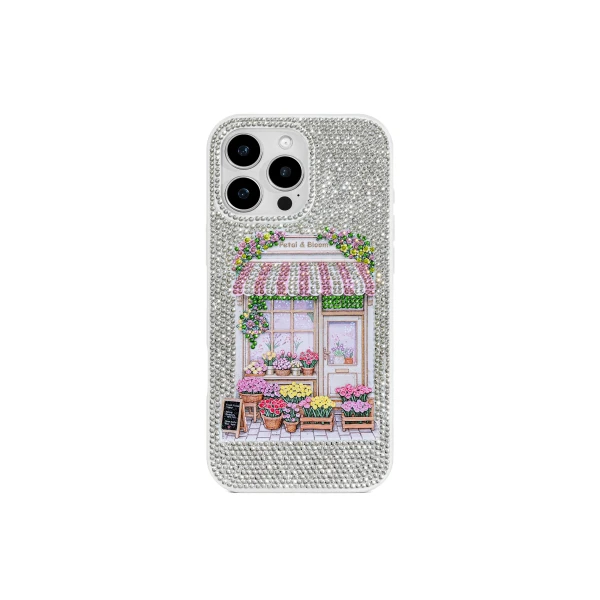 JW PEI Ellie Floral Shoppe Phone Case in Multicolor White | Phone Cases | Luxury Shoes 