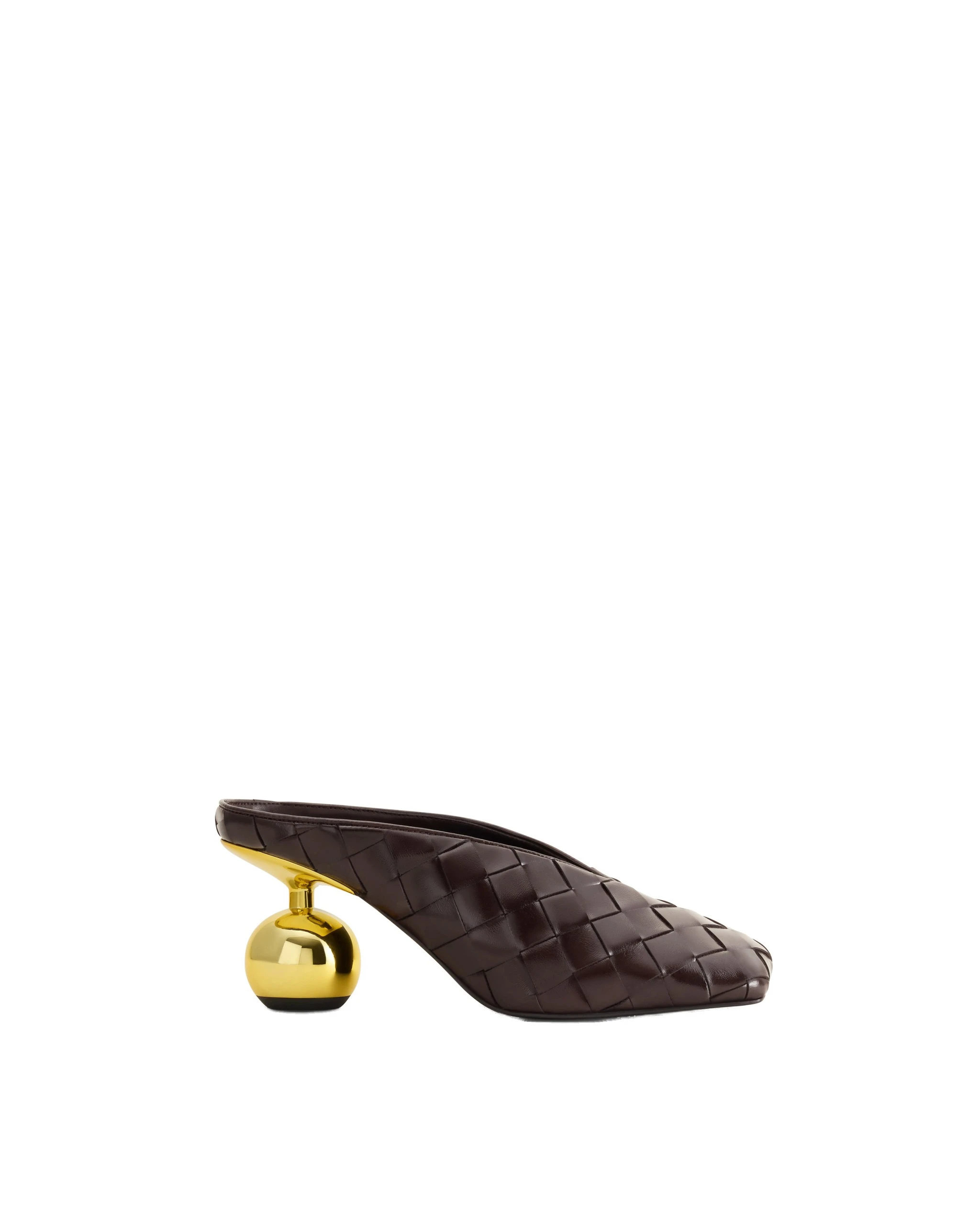 JW PEI Ellie Woven Square-Toe Mule Heels in Dark Brown JW PEI Ellie Woven Square-Toe Mule Heels in Dark Brown | Mules | Luxury Shoes