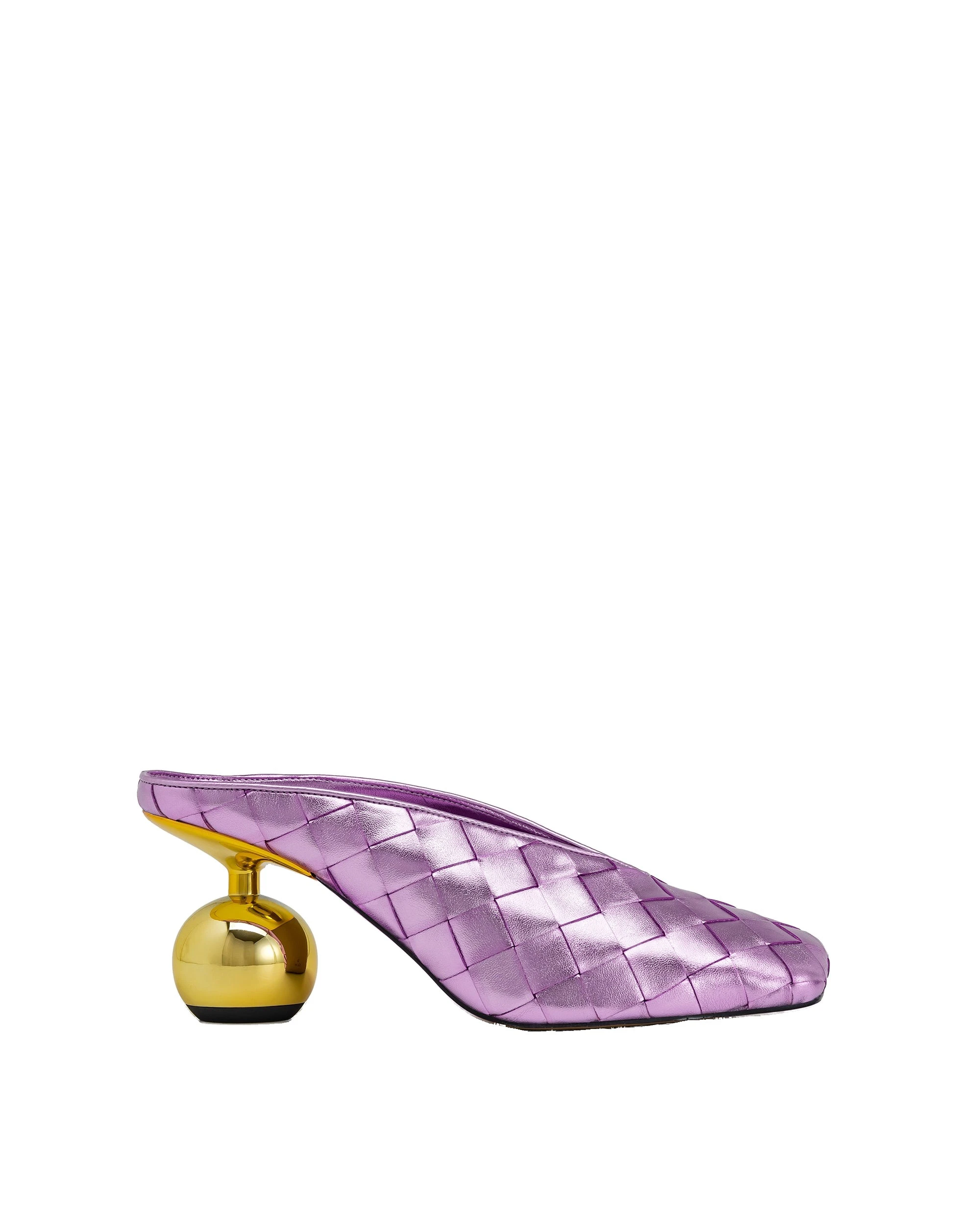 JW PEI Ellie Woven Square-Toe Mule Heels in Purple JW PEI Ellie Woven Square-Toe Mule Heels in Purple | Mules | Luxury Shoes