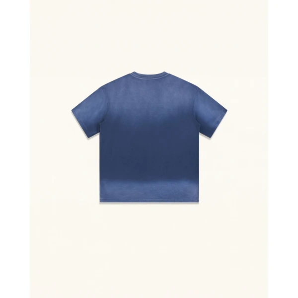 JW PEI Essential Acid Wash Boxy Tee in Vintage Blue | Tops | Luxury Shoes 