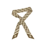 JW PEI FEI Faux Silk Twill Scarf in Brown | Scarves | Luxury Shoes 