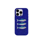 JW PEI Fish Pattern Phone Case in Blue/White | Phone Cases | Luxury Shoes 