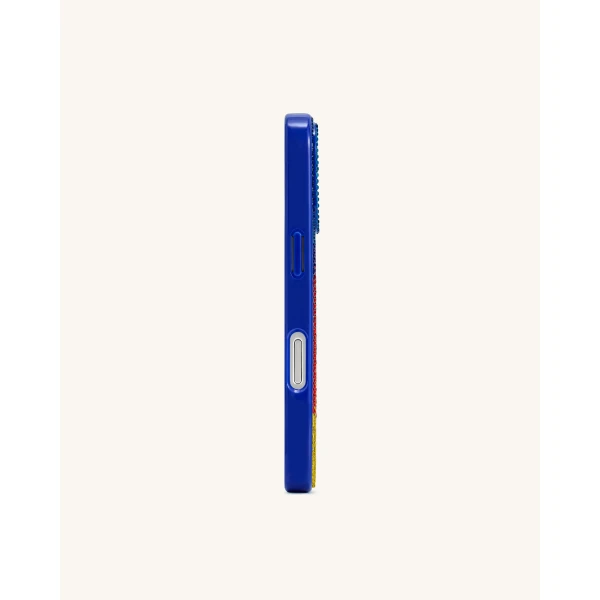 JW PEI Flame Pattern Phone Case in Multicolor Blue | Phone Cases | Luxury Shoes 