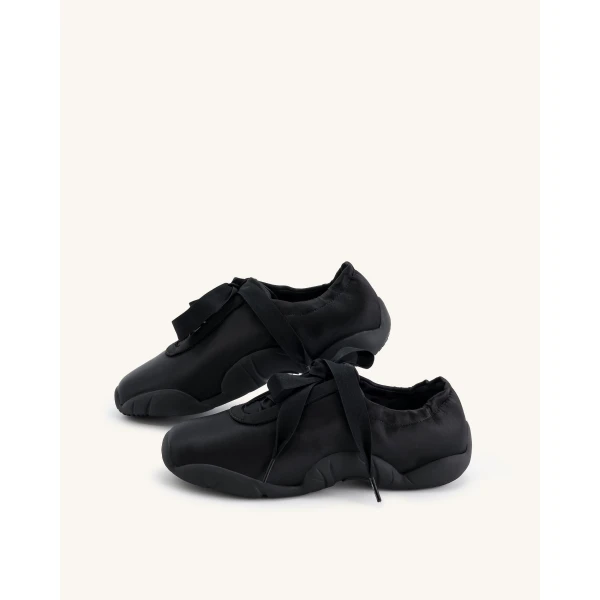 JW PEI Flavia Ballerina Sneakers in Black | Sneakers | Luxury Shoes 