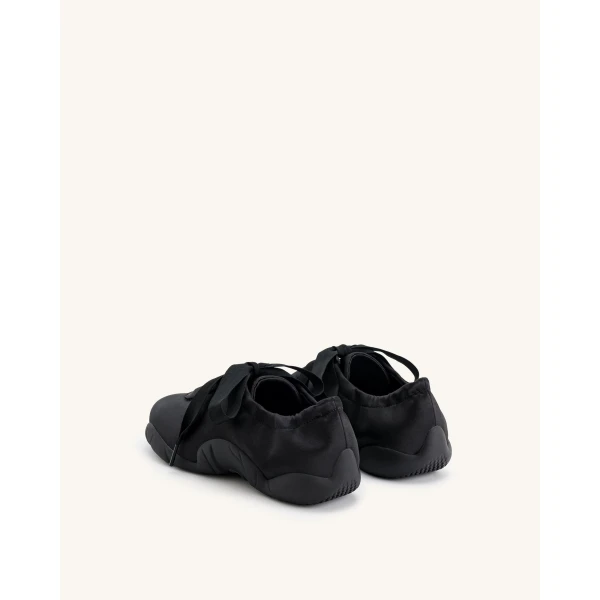 JW PEI Flavia Ballerina Sneakers in Black | Sneakers | Luxury Shoes 