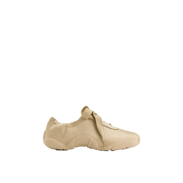 JW PEI Flavia Ballerina Sneakers in Brown | Sneakers | Luxury Shoes 