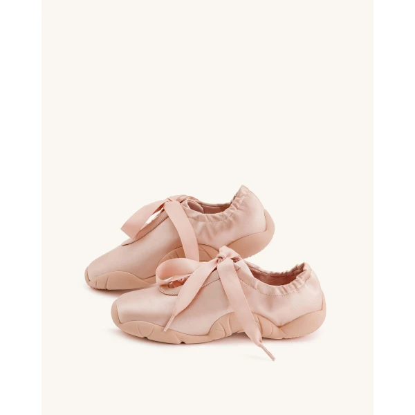JW PEI Flavia Ballerina Sneakers in Pink | Sneakers | Luxury Shoes 