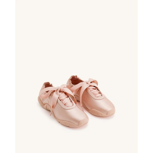 JW PEI Flavia Ballerina Sneakers in Pink | Sneakers | Luxury Shoes 