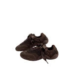 JW PEI Flavia Ribbon Lace Ballerina Sneakers in Dark Brown JW PEI Flavia Ribbon Lace Ballerina Sneakers in Dark Brown | Sneakers | Luxury Shoes