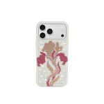 JW PEI Floral Pearl Artificial Crystal Phone Case in White | Phone Cases | Luxury Shoes 
