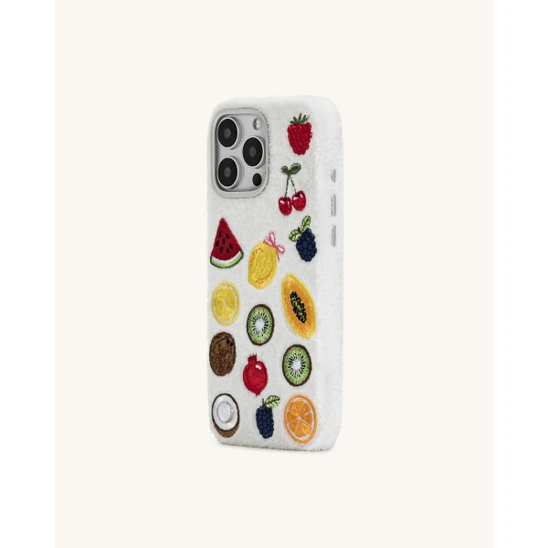 JW PEI Fruit Fiesta Phone Case in Multicolor White | Phone Cases | Luxury Shoes 