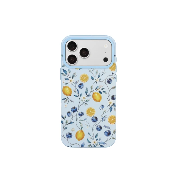 JW PEI Fruity Blossom Blueberry Lemon Phone Case in Blue | Phone Cases | Luxury Shoes 