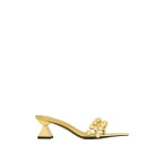 JW PEI Gianna Beaded Strap Mules in Gold | Mules | Luxury Shoes 