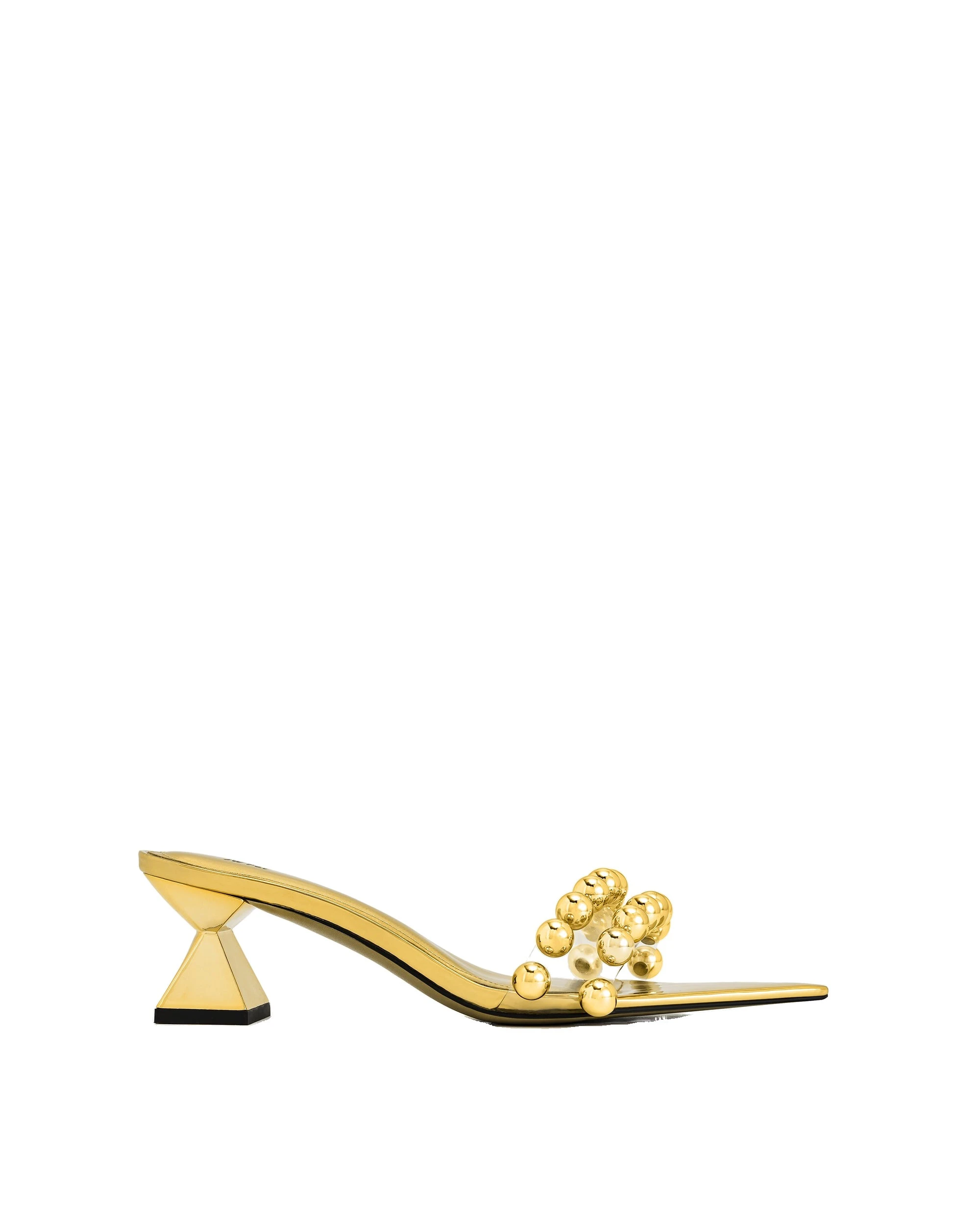 JW PEI Gianna Beaded Strap Mules in Gold JW PEI Gianna Beaded Strap Mules in Gold | Mules | Luxury Shoes