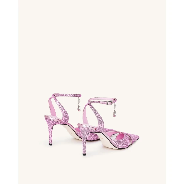 JW PEI Haidi Artificial Crystal Pumps in Pink | Heels | Luxury Shoes 