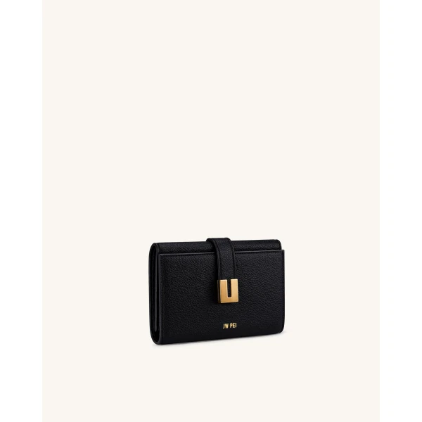 JW PEI Hana Hardware Wallet in Black | Wallets & Purses | Luxury Shoes 