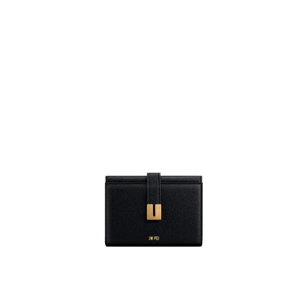 JW PEI Hana Hardware Wallet in Black | Wallets & Purses | Luxury Shoes 