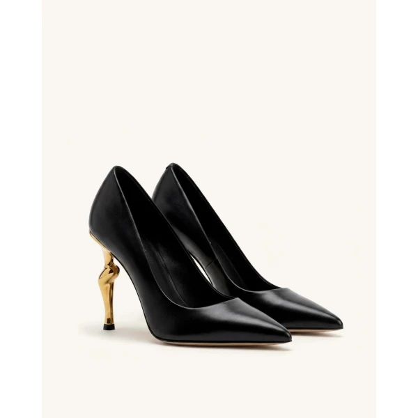 JW PEI Hazel Modern Heels in Black | Heels | Luxury Shoes 