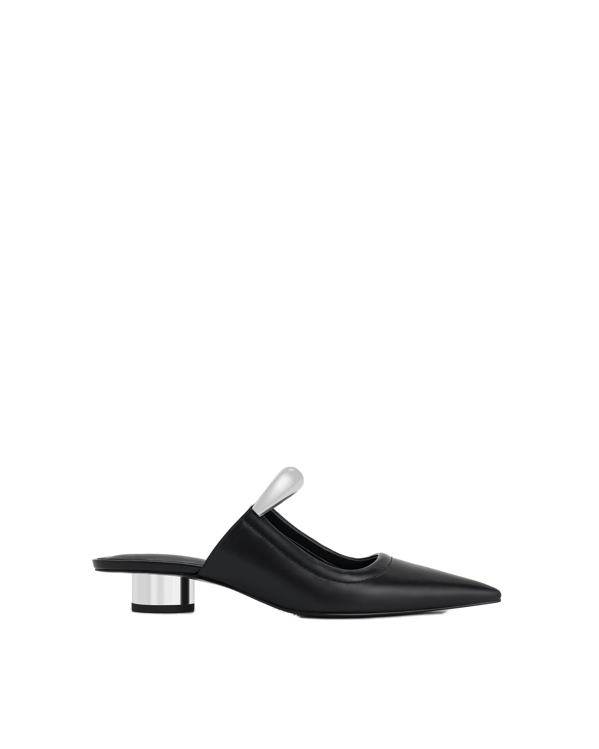 JW PEI Helena Pierced Mules in Black JW PEI Helena Pierced Mules in Black | Mules | Luxury Shoes