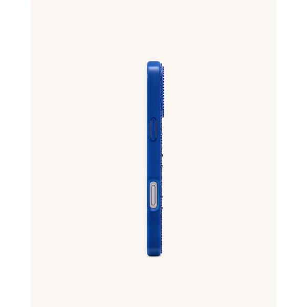 JW PEI Holiday Wreath Bling Phone Case in Cobalt Blue | Phone Cases | Luxury Shoes 