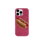 JW PEI Hot Dog Phone Case in Multicolor Pink | Phone Cases | Luxury Shoes 