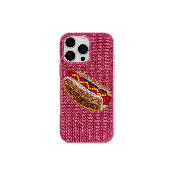 JW PEI Hot Dog Phone Case in Multicolor Pink | Phone Cases | Luxury Shoes 