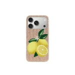 JW PEI Lemon Artificial Crystal Phone Case in Gold | Phone Cases | Luxury Shoes 