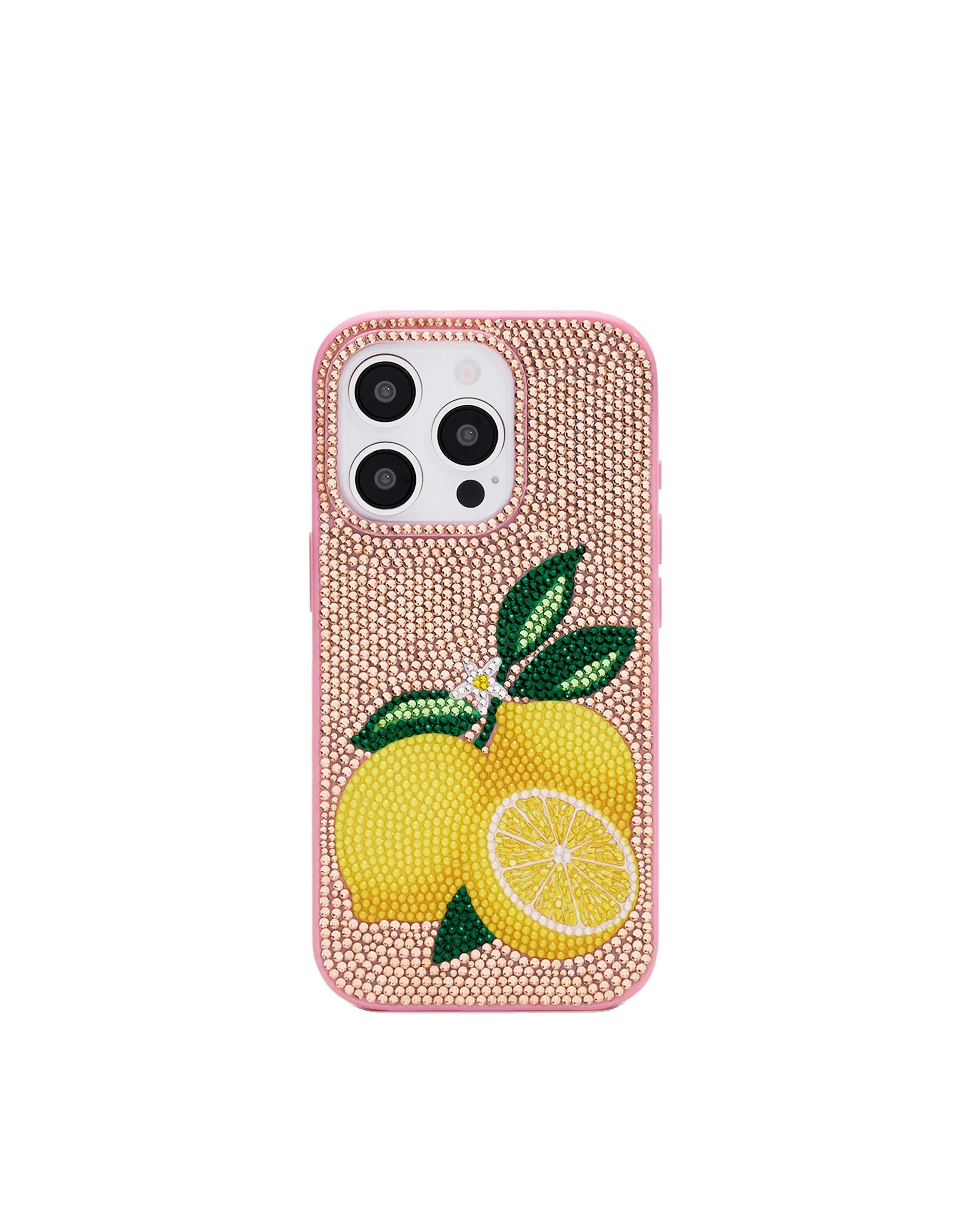 JW PEI Lemon Artificial Crystal Phone Case in Pink JW PEI Lemon Artificial Crystal Phone Case in Pink | Phone Cases | Luxury Shoes
