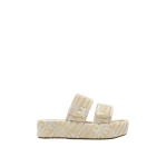JW PEI Lexi Terry Slide Sandal in OatMilk | Sandals | Luxury Shoes 