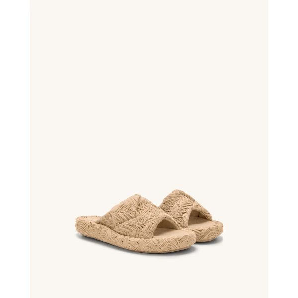 JW PEI Lilah Woven Platform Sandal in Beige | Sandals | Luxury Shoes 