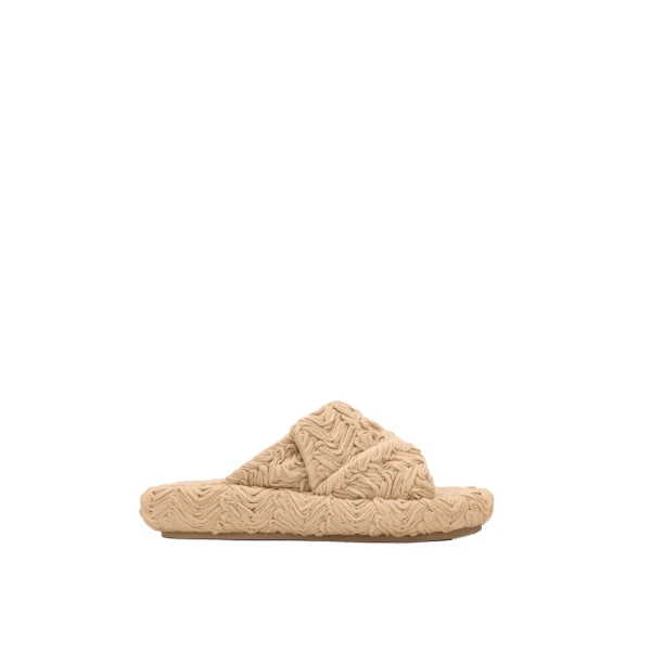 JW PEI Lilah Woven Platform Sandal in Beige | Sandals | Luxury Shoes 