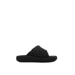 JW PEI Lilah Woven Platform Sandal in Black | Sandals | Luxury Shoes 