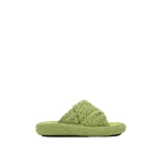 JW PEI Lilah Woven Platform Sandal in Lime Green | Sandals | Luxury Shoes 