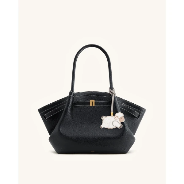 JW PEI Little Sheep Bag Charm in White | Bag Charms | Luxury Shoes 