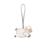 JW PEI Little Sheep Bag Charm in White | Bag Charms | Luxury Shoes 