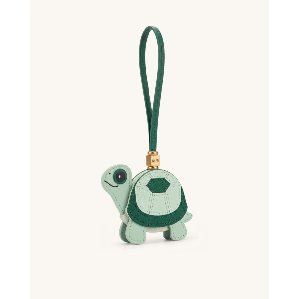JW PEI Little Turtle Bag Charm in Green | Bag Charms | Luxury Shoes 