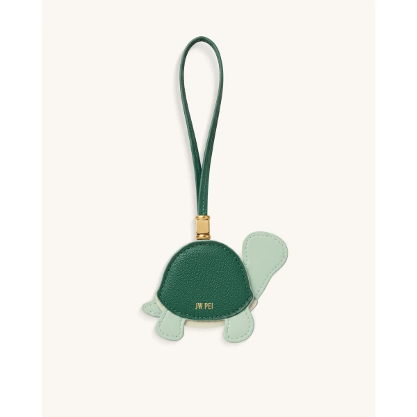 JW PEI Little Turtle Bag Charm in Green | Bag Charms | Luxury Shoes 