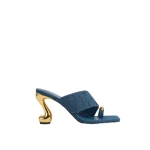 JW PEI Noemi Square-Toe Woven Hardware Mules in Denim Blue JW PEI Noemi Square-Toe Woven Hardware Mules in Denim Blue | Mules | Luxury Shoes