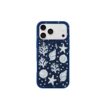 JW PEI Ocean Shell Artificial Crystal Phone Case in Blue | Phone Cases | Luxury Shoes 