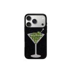JW PEI Olive Martini Artificial Crystal Phone Case in Black | Phone Cases | Luxury Shoes 