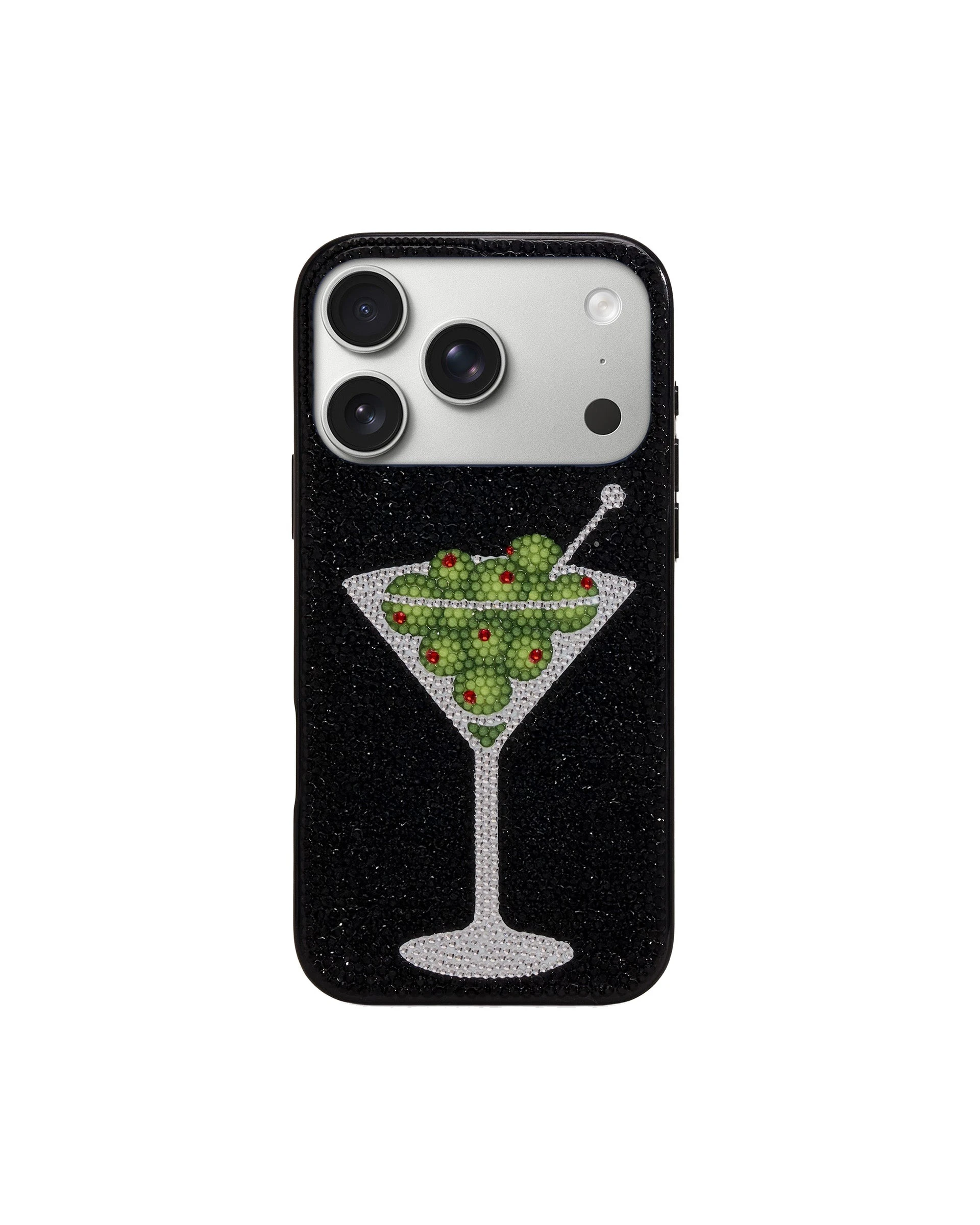 JW PEI Olive Martini Artificial Crystal Phone Case in Black JW PEI Olive Martini Artificial Crystal Phone Case in Black | Phone Cases | Luxury Shoes