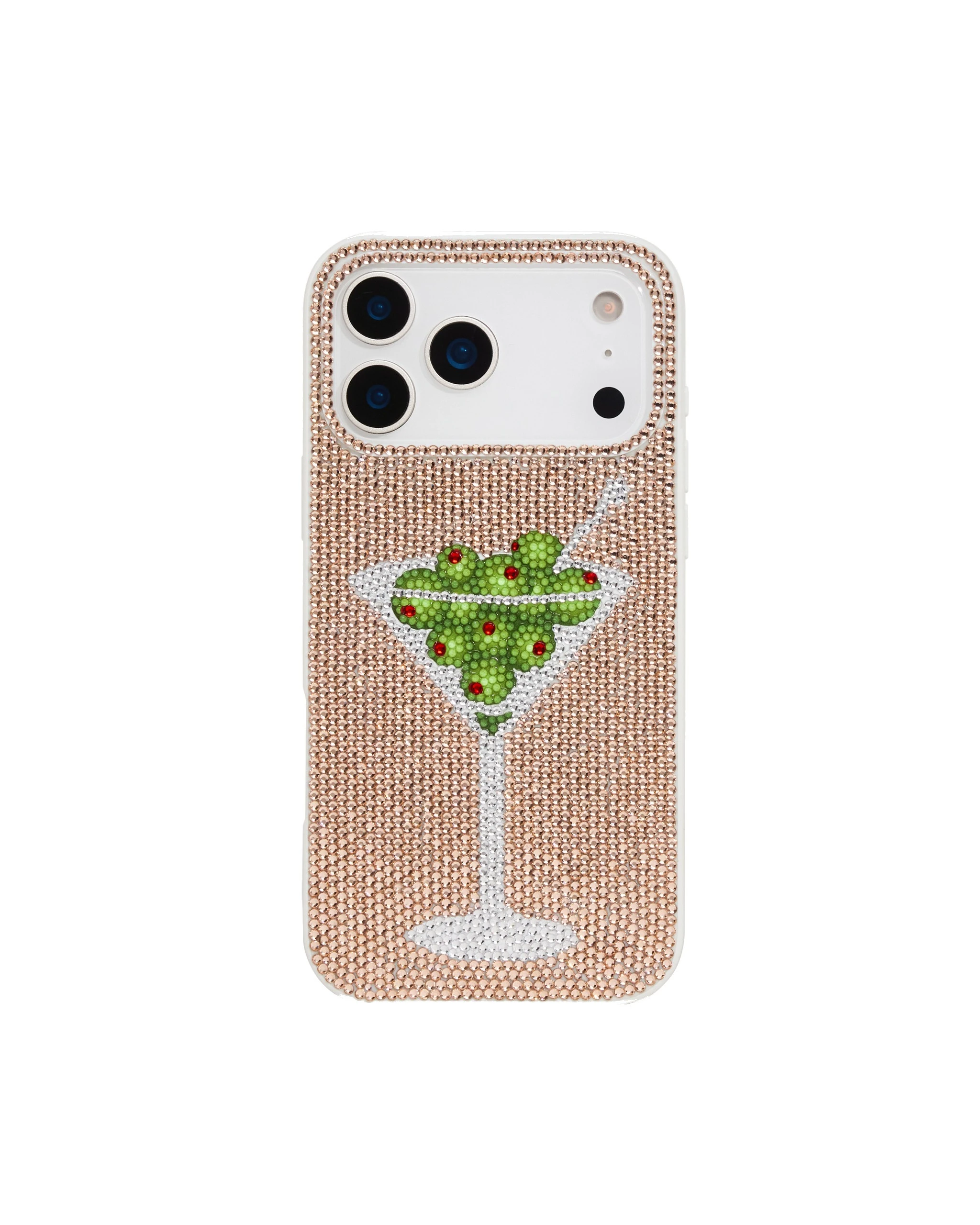 JW PEI Olive Martini Artificial Crystal Phone Case in Gold JW PEI Olive Martini Artificial Crystal Phone Case in Gold | Phone Cases | Luxury Shoes
