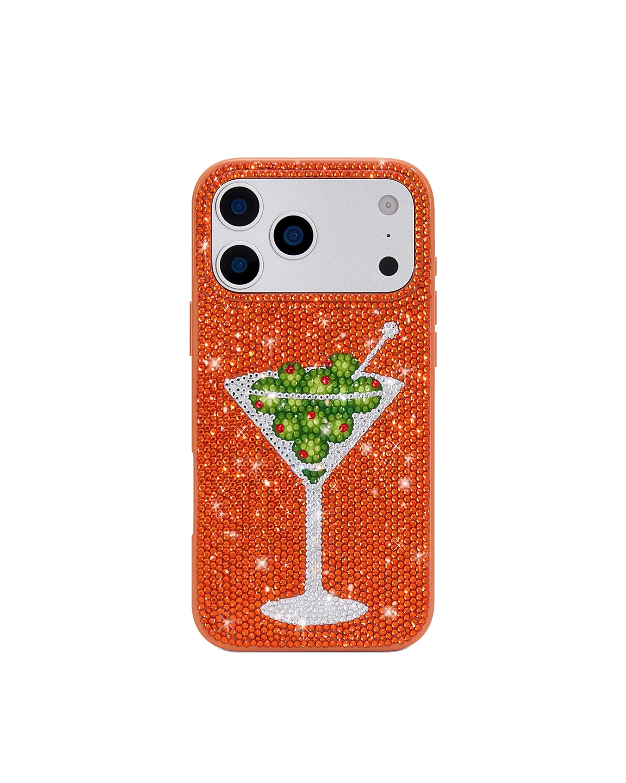 JW PEI Olive Martini Artificial Crystal Phone Case in Orange JW PEI Olive Martini Artificial Crystal Phone Case in Orange | Phone Cases | Luxury Shoes