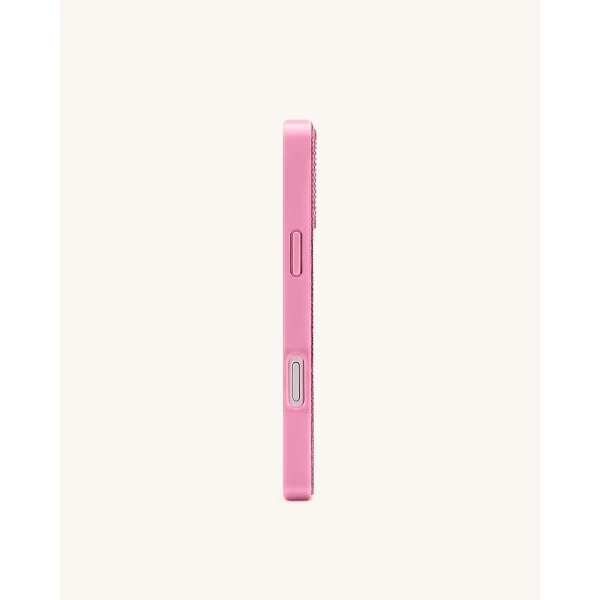 JW PEI Olive Martini Artificial Crystal Phone Case in Pink | Phone Cases | Luxury Shoes 