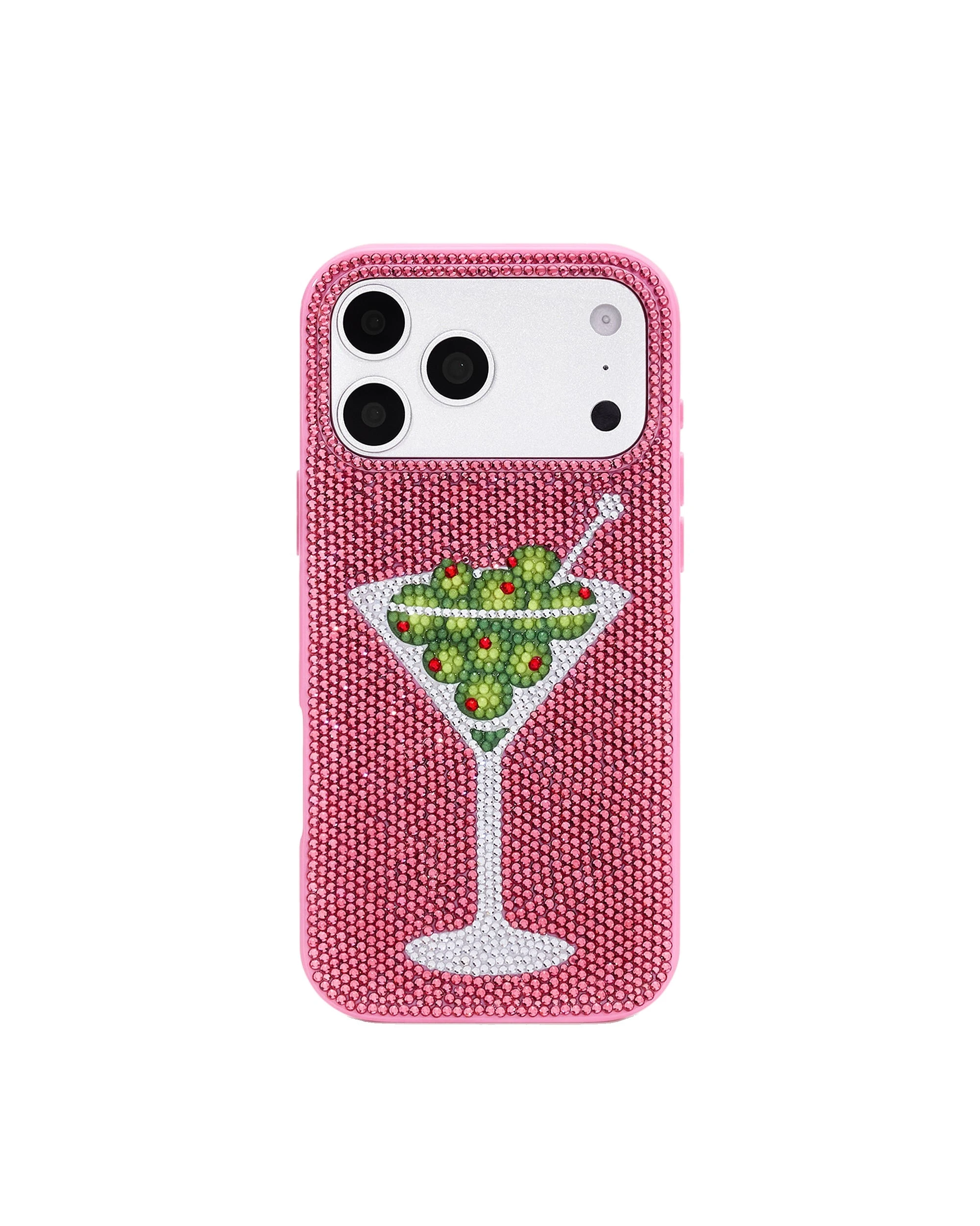 JW PEI Olive Martini Artificial Crystal Phone Case in Pink JW PEI Olive Martini Artificial Crystal Phone Case in Pink | Phone Cases | Luxury Shoes