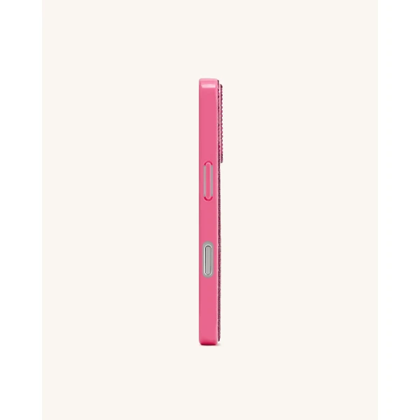 JW PEI Olive Skewer Rhinestone Phone Case in Pink | Phone Cases | Luxury Shoes 