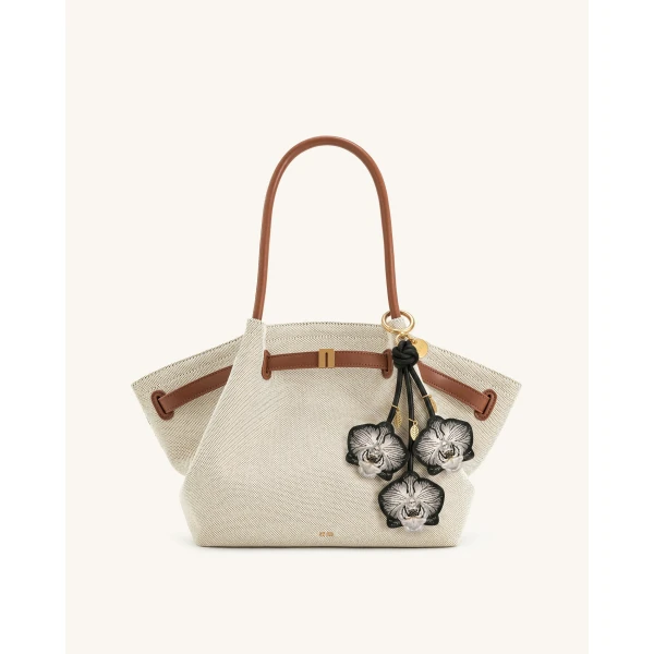 JW PEI Orchid Bag Charm in Black | Bag Charms | Luxury Shoes 