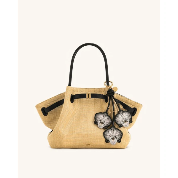 JW PEI Orchid Bag Charm in Black | Bag Charms | Luxury Shoes 