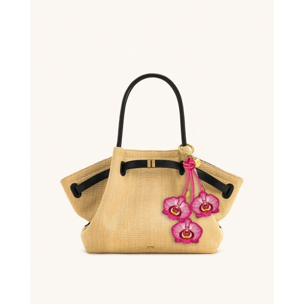 JW PEI Orchid Bag Charm in Pink | Bag Charms | Luxury Shoes 