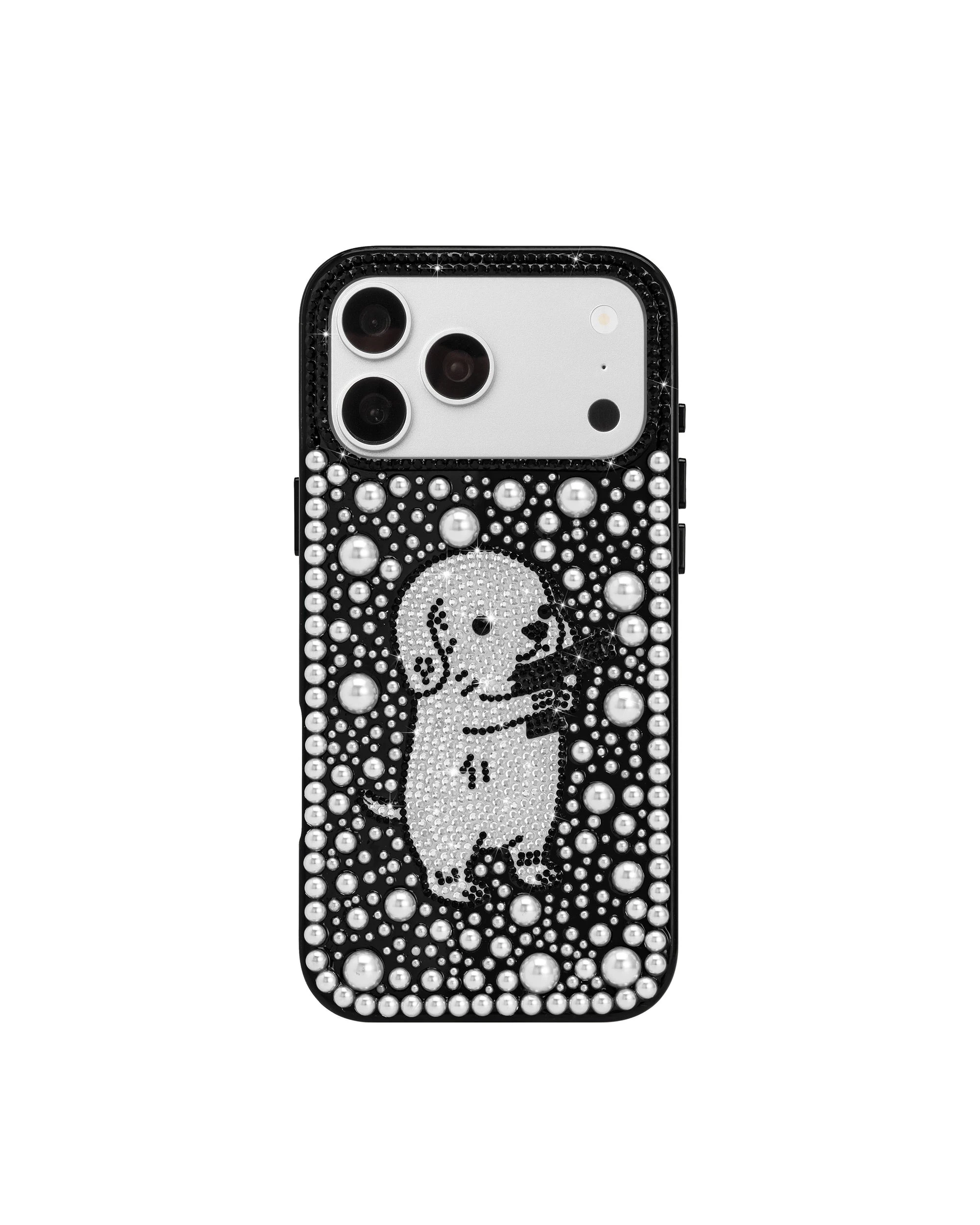 JW PEI Pearl Artificial Crystal Puppy Phone Case in Black JW PEI Pearl Artificial Crystal Puppy Phone Case in Black | Phone Cases | Luxury Shoes